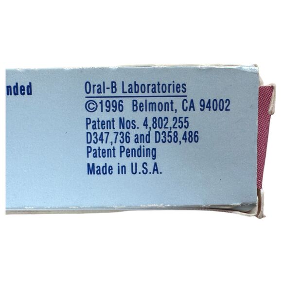 Oral-B Advantage 1996 Vintage 35 Soft Control Grip Toothbrush NEW in Package - Picture 4 of 5